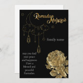 Cartes Pour Fêtes Annuelles accueil ramadan personnalisé (Devant / Derrière)