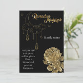 Cartes Pour Fêtes Annuelles accueil ramadan personnalisé (Debout devant)