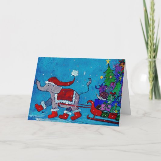 Cartes Pour Fêtes Annuelles Achats de Noël (Devant)