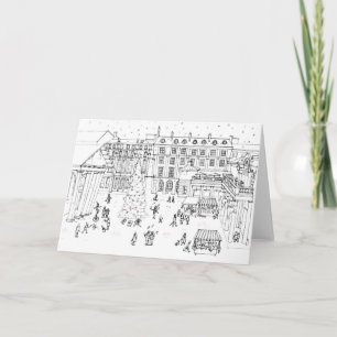 Cartes Pour Fêtes Annuelles Achats de Noël dans le jardin de Covent