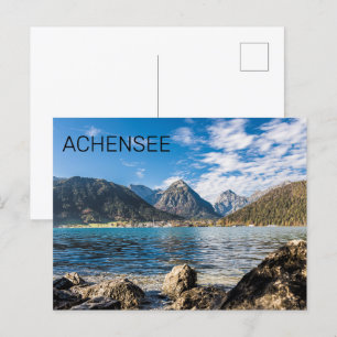 Cartes Pour Fêtes Annuelles Achensee Tirol Retro Autriche Vacances Souvenir