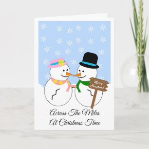 Cartes Pour Fêtes Annuelles Across The Miles Noël