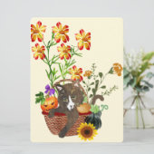 Cartes Pour Fêtes Annuelles Action de grâce (Debout devant)