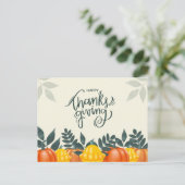 Cartes Pour Fêtes Annuelles Action de grâce (Debout devant)