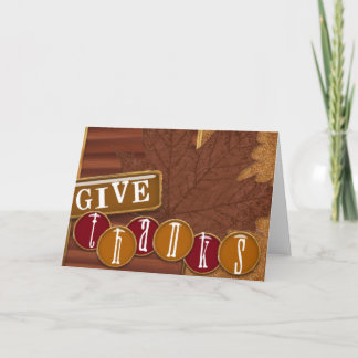 Cartes Pour Fêtes Annuelles Action de grâce -3