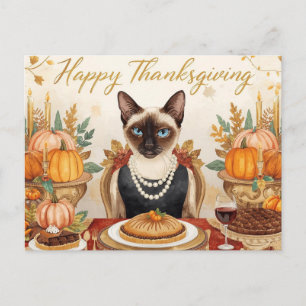 Cartes Pour Fêtes Annuelles Action de grâce avec citrouille et fleur pour amat