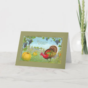 Cartes Pour Fêtes Annuelles Action de grâces