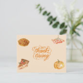 Cartes Pour Fêtes Annuelles Action de grâces (Debout devant)