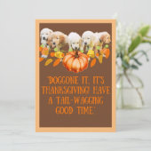 Cartes Pour Fêtes Annuelles Action de grâces (Debout devant)
