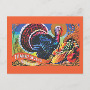 Cartes Pour Fêtes Annuelles Action de grâces abondante