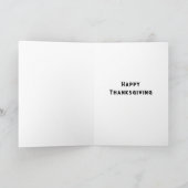 Cartes Pour Fêtes Annuelles Action de grâces créative (Intérieur)