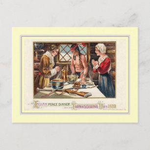 Cartes Pour Fêtes Annuelles Action de grâces vintage