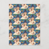 CARTES POUR FÊTES ANNUELLES ADAM & EVE PILGRIMS, BIBLICAL WHIMSY MERCI (Devant)