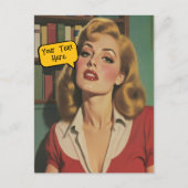 Cartes Pour Fêtes Annuelles Add a Caption Retro Glamour (Devant)