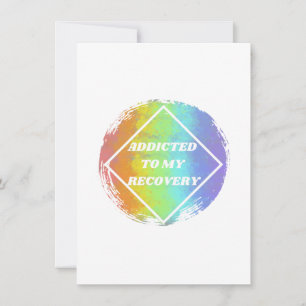 Cartes Pour Fêtes Annuelles Addicé À Ma Récupération - NA Narcotiques Anonyme