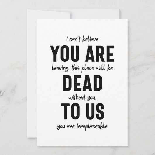 Cartes Pour Fêtes Annuelles adieu du collègue, retraite, adieu du collègue, (Devant)