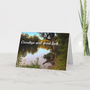 Cartes Pour Fêtes Annuelles Adieu et bonne chance à Doctor Card