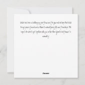 Cartes Pour Fêtes Annuelles Adieu la paix à 2020 belles colombes d'art populai (Dos)