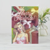 Cartes Pour Fêtes Annuelles Ado fille (Debout devant)