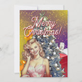 Cartes Pour Fêtes Annuelles Adolescente  (Devant)