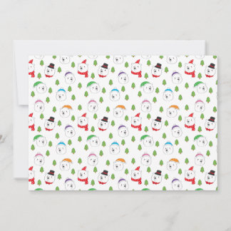 Cartes Pour Fêtes Annuelles Adorable Polar Bear Head Christmas