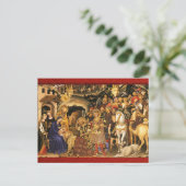 Cartes Pour Fêtes Annuelles ADORATION DE MAGI Gentile Da Fabriano, Noël (Debout devant)