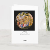 Cartes Pour Fêtes Annuelles Adoration des Magi (Dos)