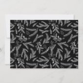 Cartes Pour Fêtes Annuelles Adore-Le | Photo Christmas Flat Card | Black (Dos)