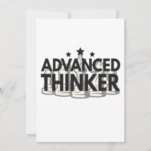 Cartes Pour Fêtes Annuelles Advanced Thinker Funny