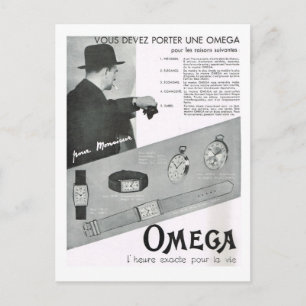 Cartes Pour Fêtes Annuelles Advertisement, omega watches