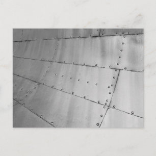 Cartes Pour Fêtes Annuelles Aéronefs en aluminium - Peau Abstraite