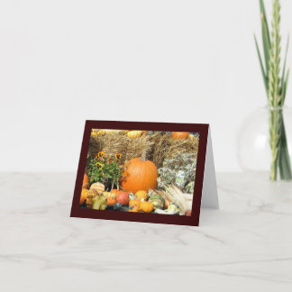 Cartes Pour Fêtes Annuelles Affichage de thanksgiving