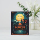 Cartes Pour Fêtes Annuelles Affiche de soirée cinéma Halloween (Debout devant)
