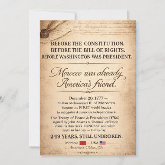 Cartes Pour Fêtes Annuelles Affiche USA 250 Ans, 1776–2026 Jour de l'Indépenda