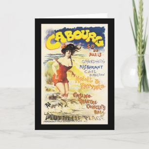Cartes Pour Fêtes Annuelles Affiche vintage romantique de vacances de voyage