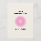 Cartes Pour Fêtes Annuelles Affirmation quotidienne, Affirmation positive, Spi (Devant)