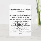 Cartes Pour Fêtes Annuelles african-wild-dog-016 (Dos)