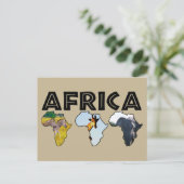 Cartes Pour Fêtes Annuelles Afrique Faune Continent Trio (Debout devant)