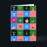 Cartes Pour Fêtes Annuelles afrique santa claus colorblock<br><div class="desc">"african santa claus colorblock ""African American Santa Claus""AFRICAN SANTA Claus"kwanzaa, "chouette de Noël" "orignal de Noël""renard de Noël""noir santa Claus" "bloc de Noël" "bloc de couleur de Noël" "afro-américain Santa Claus", noel, African American PÈRE NOËL, afro american PÈRE NOËL, , Santa Claus noir, , PÈRE NOËL AFRICAIN, père Noël noir,...</div>