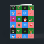 Cartes Pour Fêtes Annuelles afrique santa claus colorblock<br><div class="desc">"african santa claus colorblock ""African American Santa Claus""AFRICAN SANTA Claus"kwanzaa, "chouette de Noël" "orignal de Noël""renard de Noël""noir santa Claus" "bloc de Noël" "bloc de couleur de Noël" "afro-américain Santa Claus", noel, African American PÈRE NOËL, afro american PÈRE NOËL, , Santa Claus noir, , PÈRE NOËL AFRICAIN, père Noël noir,...</div>