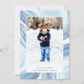 Cartes Pour Fêtes Annuelles Agate glacée | Hanoukka Photo (Devant)