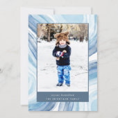 Cartes Pour Fêtes Annuelles Agate glacée | Hanoukka Photo (Devant)