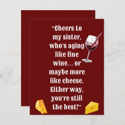 Cartes Pour Fêtes Annuelles Agin fin (Devant / Derrière)