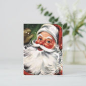 Cartes Pour Fêtes Annuelles Agiter le Père Noël (Debout devant)