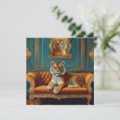 Cartes Pour Fêtes Annuelles AI Tiger (Debout devant)