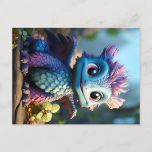 Cartes Pour Fêtes Annuelles Aiden, un dragon lunaire