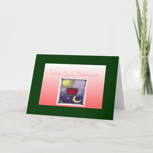 Cartes Pour Fêtes Annuelles Aimez-vous mari (Devant)