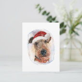 Cartes Pour Fêtes Annuelles Airedale Terrier Cadeaux de Noël Pour les amateurs (Debout devant)