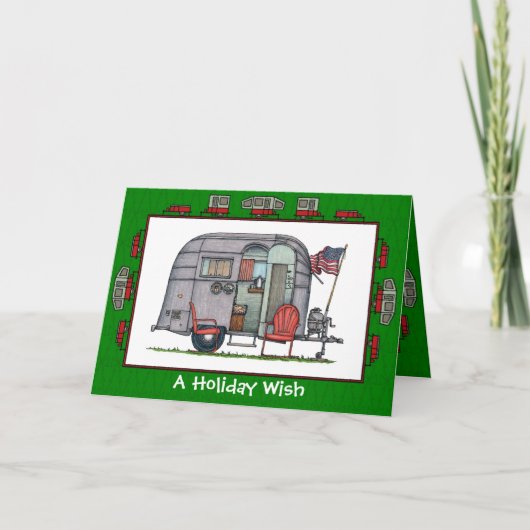 Cartes Pour Fêtes Annuelles Airstream (Devant)