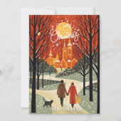 Cartes Pour Fêtes Annuelles Ajouter un message photo Noël traditionnel (Devant)